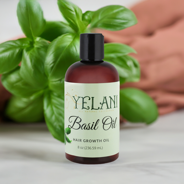 Basil Hair Growth Oil - Plant Based Hair Care for Natural Hair